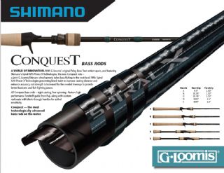 G Loomis Conquest Mag Bass 783C MBR 7-21g - 